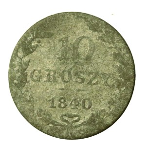 Russian Partition, 10 groszy, 1840 MW (1070)