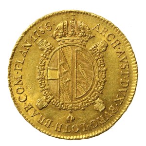 Włochy, Józef II, souverain (sovrano) 1786 M, Mediolan (1087)