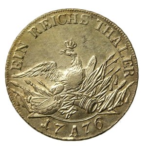 Germany, Brandenburg-Prussia, Frederick II, 1776 A thaler, Berlin (1118)
