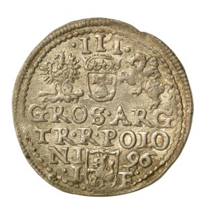 Sigismund III. Wasa, Dreifachmünze von 1596, Olkusz (1134)