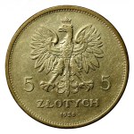 Second Polish Republic, 5 zlotych, 1928, Warsaw, Nike (1142)