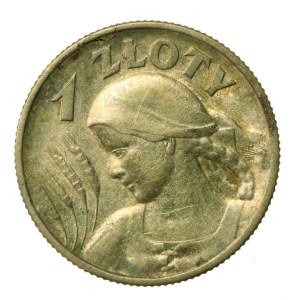 Second Polish Republic, 1 zloty, 1925, The Reaper (1147)