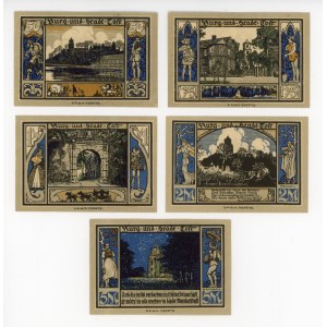 Gliwice/Gleiwitz, BURG TOST/TOSZEK CASTLE series. Set of 5 (1304)