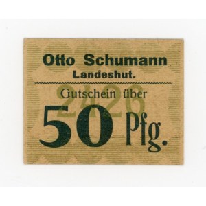 Kamienna Góra/Landeshut, Otto Schumann, 50 pfennigs, 1920 (1318)