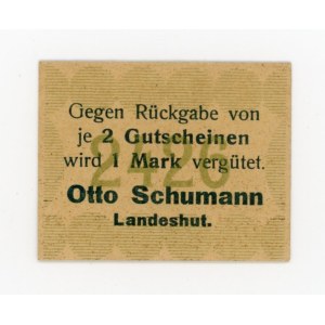 Kamienna Góra/Landeshut, Otto Schumann, 50 pfennigs, 1920 (1318)