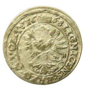Silesia, Chrystian Wołowski, 3 kreuzers, 1668, Wołów (1215)