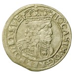 John II Casimir, 1662 AT six-real coin, Lviv. Rare (1247)
