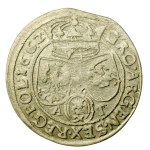 John II Casimir, 1662 AT six-real coin, Lviv. Rare (1247)