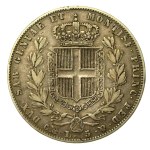 Kingdom of Sardinia, Carlo Alberto, 5 lire, 1847, Genoa (1608)