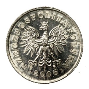 ALUMINUM TRIAL COIN, Third Republic of Poland, 5 groszy, 2006. Very rare (1,635)
