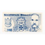 Solidarity, 200 zlotych donation coin, 1985 – Piłsudski (1547)
