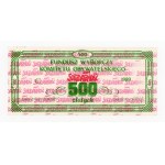 Solidarity, 500-zlotych donation stamp, 1989 C - Citizens