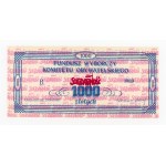 Solidarity, 1,000 zł donation, 1989 B - Citizens