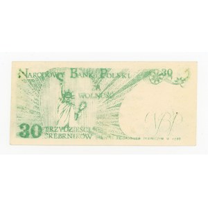 Solidarité, 30 pièces d'argent, 1981 – Jaruzelski (1556)