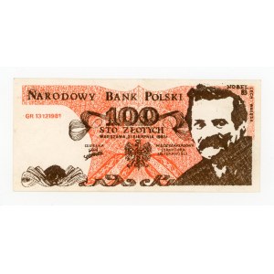 Solidarité, 100 zlotys, 1983 - Lech Wałęsa (1557)