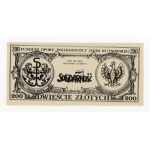 Solidarity, 200 zlotych, 1987 D, Kutno - Stanisław Jasiukowicz (1565)