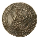 Germany, Saxony, August, thaler 1586 HB, Dresden (1750)