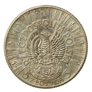 Second Polish Republic, 5 zlotych, 1934, Strzelecki Eagle (1754)