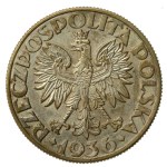 Second Polish Republic, 5 zlotych, 1936, Sailing Ship (1756)