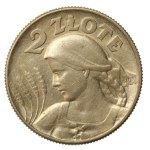 Second Polish Republic, 2 zlote, 1925, London. The Reaper (1775)