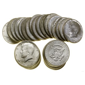United States of America (USA), 50 x 1/2 dollar set, various vintages