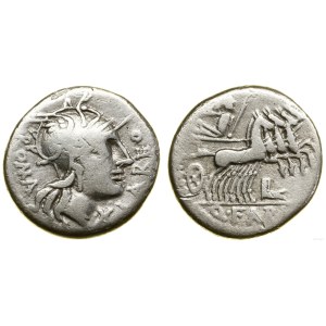 Republika Rzymska, denar, (124 pne), Rzym