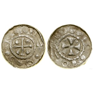 Poland, COUNTERFEIT cross denarius (imitation), 10th/11th century