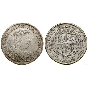Polonia, due zloty (8 groszy), 1753, Lipsia