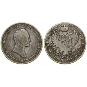 Polonia, 5 zloty, 1829 FH, Varsavia