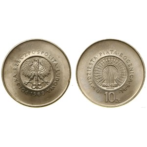 Poland, 10 zlotych, 1969, Warsaw.