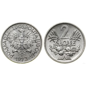 Poland, 2 zlote, 1973, Warsaw