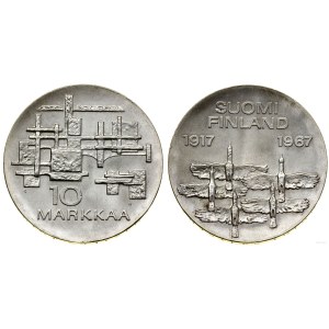 Finnland, 10 Mark, 1967, Helsinki