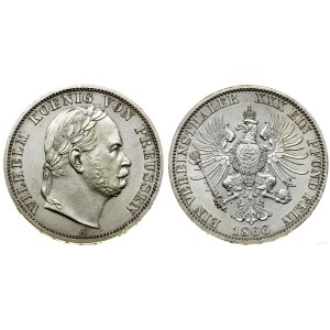 Allemagne, thaler, 1866 A, Berlin