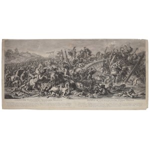 Charles Le BRUN (1619-1690), Emperor Constantine's Battle on the Mulvian Bridge near Rome against Emperor Maxence 321 AD. (titled Bataille de Constantin contre le tyrant Maxence), 1715