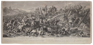 Charles Le BRUN (1619-1690), Bitwa cesarza Konstantyna na Moście Mulwijskim k. Rzymu z cesarzem Maksencjuszem 321 n.e. (tyt.oryg. „Bataille de Constantin contre le tyran Maxence”), 1715