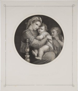 Rafael SANTI (1483-1520), Madonna della Sedia, 1838