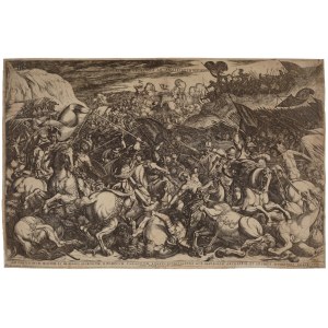 [Antonio TEMPESTA (1555-1630), Victoire des Hébreux sur les Malécites, 1609
