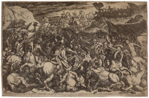 [Izrael] Antonio TEMPESTA (1555-1630), Zwycięstwo Hebrajczyków nad Malechitami, 1609