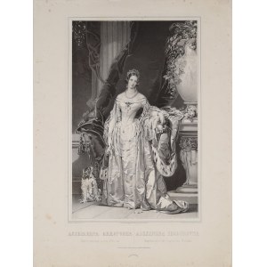 Christina ROBERTSON (1796-1854), Portrait of Queen of Poland and Tsarina Alexandra Fyodorowna of Russia, ca. 1850
