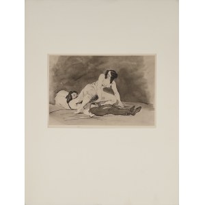 Michaly VON ZICHY (1827-1906), Fun in the bedroom, early 20th century