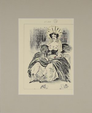 Louis BERTHOMME-SAINT-ANDRÉ (1905-1977), Dama z zabawką, ok. 1940