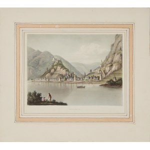 Christian G. SCHÜTZ (1718-1791), View of the town of Bacharach on the Rhine, 1818