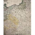 [Mapa Germanii i Polski] Giovanni A. RIZZI-ZANNONI (1736-1814), Carte de l’Empire d’Allemagne (…) Paryż, 1780