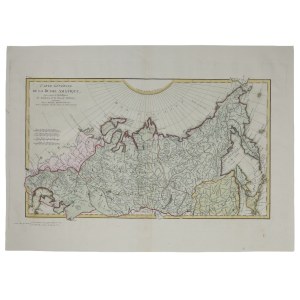[Russia] P.G.CHANLAIRE (1758-1817), Map of Asiatic Russia, (titled: Carte generale de la Russie Asiatique), 1795