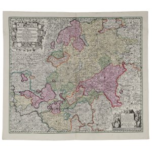[Rhineland] Mappa Circuli Rhenani, ca. 1730.
