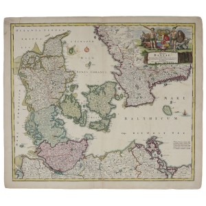 [Denmark] Regni Daniae, ca. 1730.