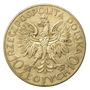 Second Polish Republic, 10 zlotych, 1933, Romuald Traugutt (101)