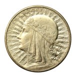 Second Polish Republic, 10 zlotych, 1932, Woman