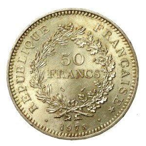 Francja, V Republika, 50 franków 1978 (122)