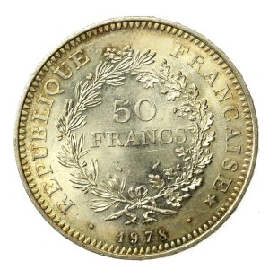 Francja, V Republika, 50 franków 1978 (123)